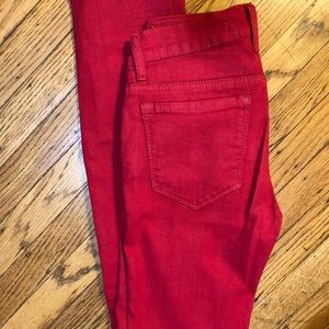 UO BDG skinny red jeans